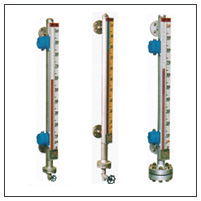 UHZ-517D45　磁翻柱液位計(jì)?。ǚ栏汀⒌讓?dǎo)管304內(nèi)襯PTFE）